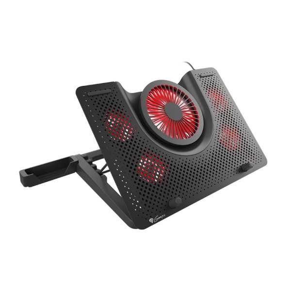 GENESIS Laptop cooling pad, OXID 550 15.6-17.3 5 FANS, LED LIGHT, 1 USB