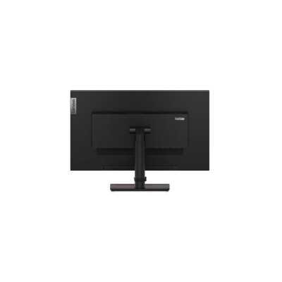 Lenovo ThinkVision T27q-20 27 ", IPS, QHD, 2560 x 1440 pixels, 16:9, 4 ms, 350 cd/m , Raven Black, HDMI ports quantity 1 x HDMI 