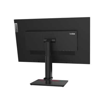 Lenovo ThinkVision T27q-20 27 ", IPS, QHD, 2560 x 1440 pixels, 16:9, 4 ms, 350 cd/m , Raven Black, HDMI ports quantity 1 x HDMI 