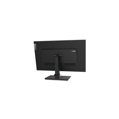 Lenovo ThinkVision T27q-20 27 ", IPS, QHD, 2560 x 1440 pixels, 16:9, 4 ms, 350 cd/m , Raven Black, HDMI ports quantity 1 x HDMI 