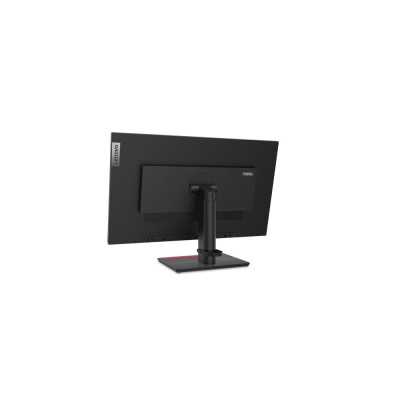 Lenovo ThinkVision T27q-20 27 ", IPS, QHD, 2560 x 1440 pixels, 16:9, 4 ms, 350 cd/m , Raven Black, HDMI ports quantity 1 x HDMI 