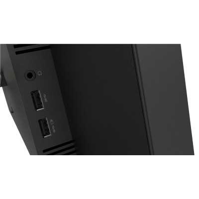 Lenovo ThinkVision T27q-20 27 ", IPS, QHD, 2560 x 1440 pixels, 16:9, 4 ms, 350 cd/m , Raven Black, HDMI ports quantity 1 x HDMI 