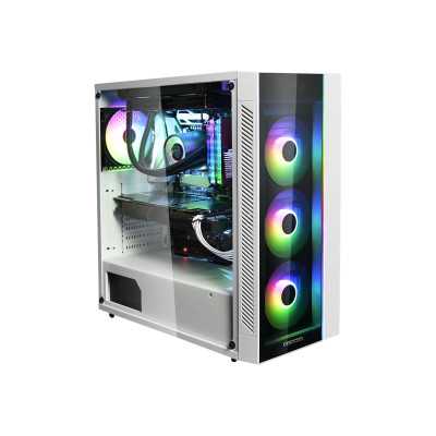 Deepcool MATREXX 55 V3 ADD-RGB WH 3F White, ATX, Power supply included No