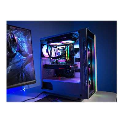 Deepcool MATREXX 55 V3 ADD-RGB WH 3F White, ATX, Power supply included No