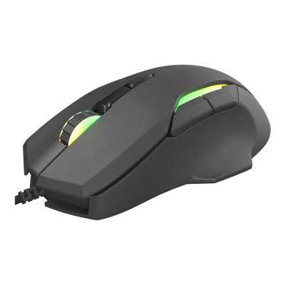 GENESIS Xenon 220 Gaming Mouse, 500 - 6400DPI, Wired, Black