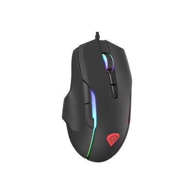 GENESIS Xenon 220 Gaming Mouse, 500 - 6400DPI, Wired, Black