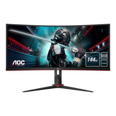 AOC Gaming Monitor CU34G2X 34 ", VA, QHD, 3440 x 1440 pixels, 21:9, 1 ms, 300 cd/m , Black