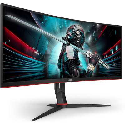 AOC Gaming Monitor CU34G2X 34 ", VA, QHD, 3440 x 1440 pixels, 21:9, 1 ms, 300 cd/m , Black