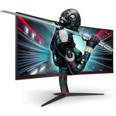 AOC Gaming Monitor CU34G2X 34 ", VA, QHD, 3440 x 1440 pixels, 21:9, 1 ms, 300 cd/m , Black