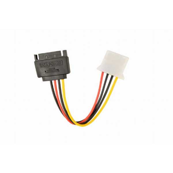 Gembird SATA (male) to Molex (female) power cable, 0.15 m