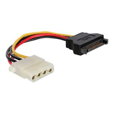 Gembird SATA (male) to Molex (female) power cable, 0.15 m