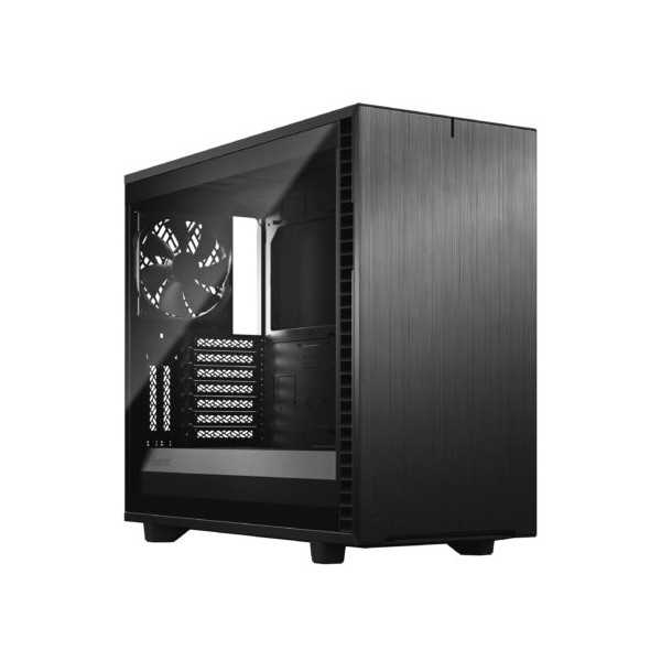 Fractal Design Define 7 Black TG Light Tint Side window, Black, E-ATX, Power supply included No