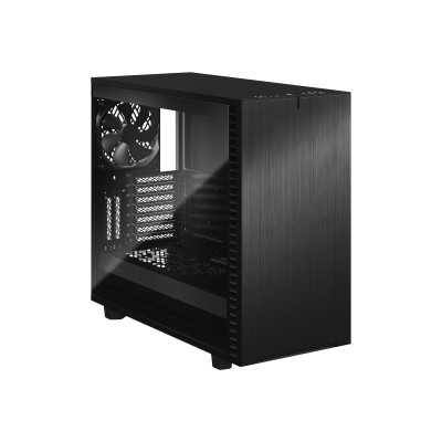 Fractal Design Define 7 Black TG Light Tint Side window, Black, E-ATX, Power supply included No