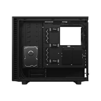 Fractal Design Define 7 Black TG Light Tint Side window, Black, E-ATX, Power supply included No