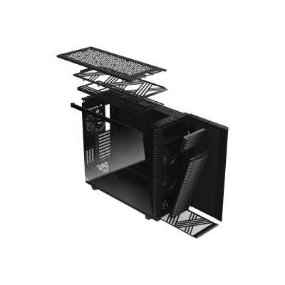 Fractal Design Define 7 XL TG Light Tint Side window, Black, E-ATX, Power supply included No