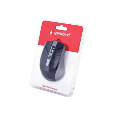 Gembird MUS-4B-01-GB Optical Mouse, Spacegrey/Black, USB