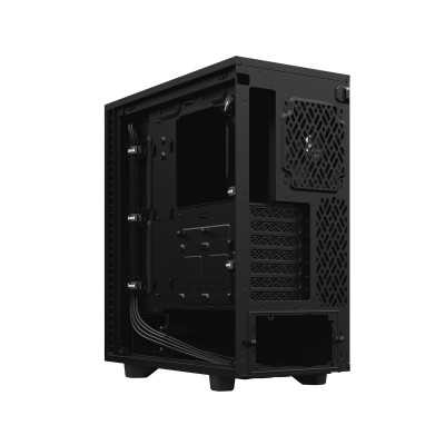 Fractal Design Fractal Define 7 Compact Light Tempered Glass Side window, Black, ATX, Power supply included No