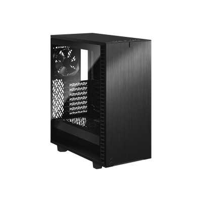 Fractal Design Fractal Define 7 Compact Light Tempered Glass Side window, Black, ATX, Power supply included No