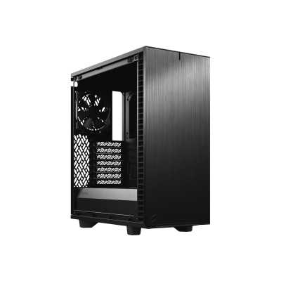 Fractal Design Fractal Define 7 Compact Light Tempered Glass Side window, Black, ATX, Power supply included No