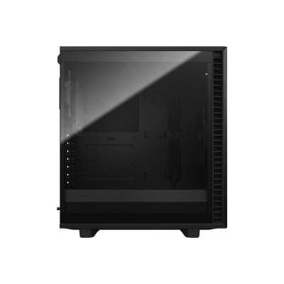 Fractal Design Fractal Define 7 Compact Light Tempered Glass Side window, Black, ATX, Power supply included No