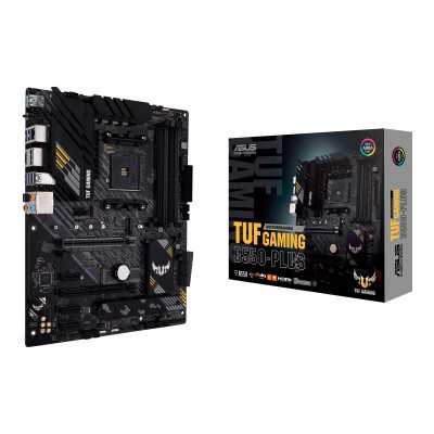 Asus TUF GAMING B550-PLUS Memory slots 4, Processor family AMD, ATX, DDR4, Processor socket AM4, Chipset AMD B