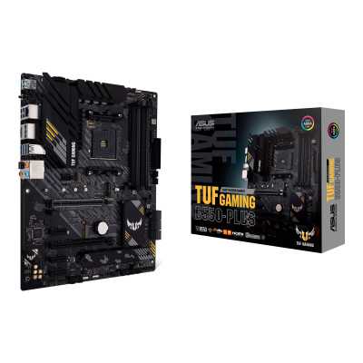 Asus TUF GAMING B550-PLUS Memory slots 4, Processor family AMD, ATX, DDR4, Processor socket AM4, Chipset AMD B