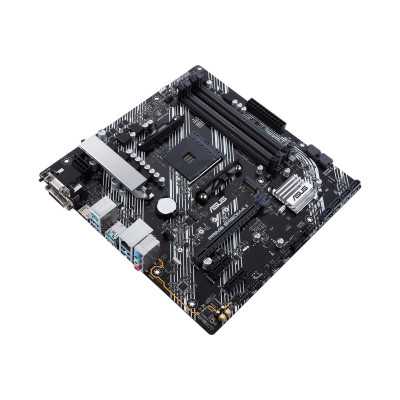 Asus PRIME B450M-A II Memory slots 4, Number of SATA connectors 6 x SATA III, max 128GB, Chipset AMD B, Processor family AMD, Mi