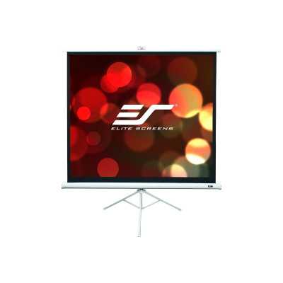 Elite Screens Tripod Series T113NWS1 Diagonal 113 ", 1:1, Viewable screen width (W) 203 cm, White