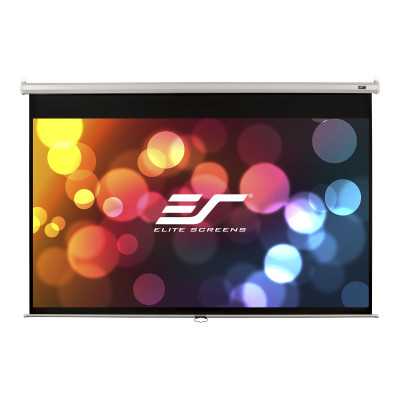 Elite Screens Manual Series M150XWV2 Diagonal 150 ", 4:3, Viewable screen width (W) 305 cm, White