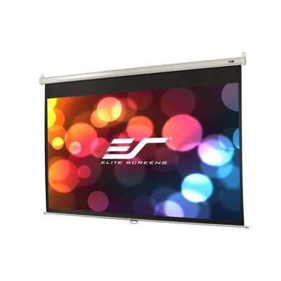 Elite Screens Manual Series M150XWV2 Diagonal 150 ", 4:3, Viewable screen width (W) 305 cm, White