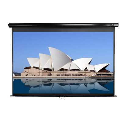 Elite Screens Manual Series M92UWH Diagonal 92 ", 16:9, Viewable screen width (W) 204 cm, Black