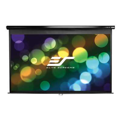 Elite Screens Manual Series M92UWH Diagonal 92 ", 16:9, Viewable screen width (W) 204 cm, Black