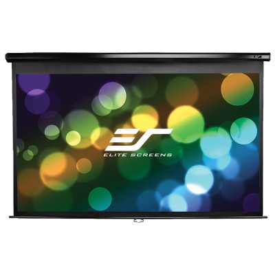 Elite Screens Manual Series M100UWH Diagonal 100 ", 16:9, Viewable screen width (W) 221 cm, Black