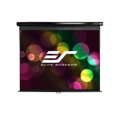 Elite Screens Manual Series M99UWS1 Diagonal 99 ", 1:1, Viewable screen width (W) 178 cm, Black