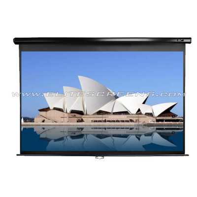 Elite Screens Manual Series M99UWS1 Diagonal 99 ", 1:1, Viewable screen width (W) 178 cm, Black