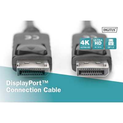 Digitus DisplayPort Connection Cable AK-340100-010-S Black, DP to DP, 1 m