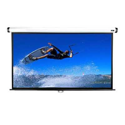 Elite Screens Manual Series M100XWH Diagonal 100 ", 16:9, Viewable screen width (W) 221 cm, White