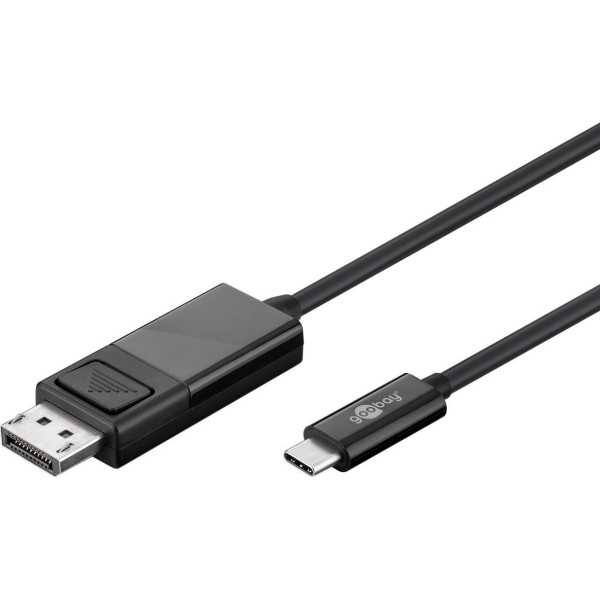 Goobay USB-C- DisplayPort adapterio laidas (4k 60 Hz) 79295 USB-C kištukas, DisplayPort kištukas, 1,2 m