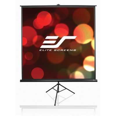 Elite Screens Tripod/Portable Pull Up Projector Screen T92UWH Diagonal 92 ", 16:9, Viewable screen width (W) 203.2 cm, Black