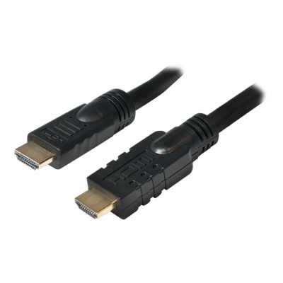 Logilink, CHA0020, 20m, Active, HDMI cable, type A male, - HDMI type A male, black. Logilink 20 m