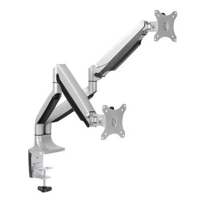 Logilink BP0043 Dual Monitor Desk mount, 13"-32",gas spring, aluminum