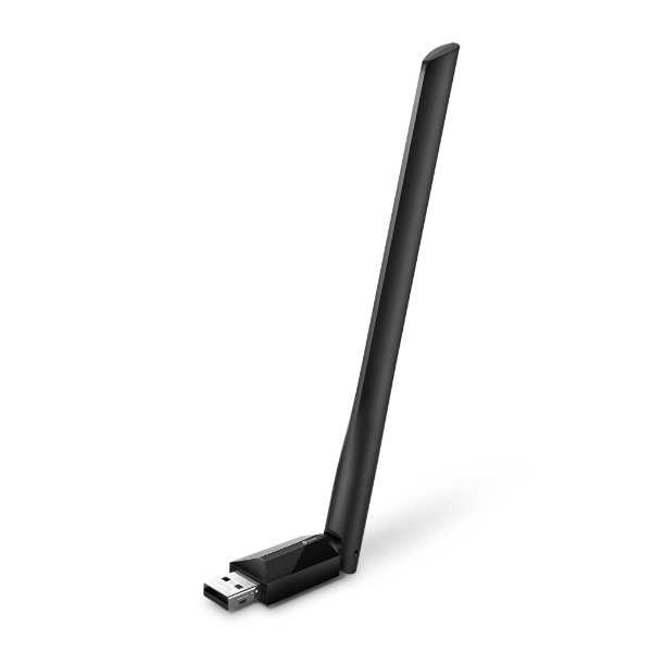 TP-LINK dviejų juostų USB 2.0 adapteris Archer T2U Plus 2.4GHz/5GHz, 802.11ac , 200+433 Mbps, 1x išorinė antena 5dBi