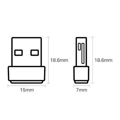 TP-LINK Dual Band USB 2.0 Adapter Archer T2U Nano 2.4GHz/5GHz, 802.11ac, 200+433 Mbps