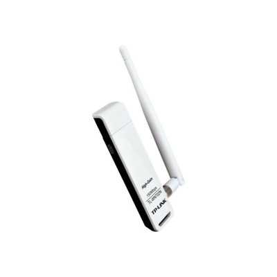 TP-LINK USB 2.0 Adapter TL-WN722N 2.4GHz, 802.11n, 150 Mbps, 1xDetachable antenna 4dBi