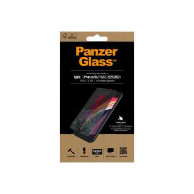 PanzerGlass Screen Protector, Iphone 6/6s/7/8/SE (2020), Glass, Crystal Clear, Privacy Filter