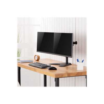 Logilink Dual Monitor Stand BP0099 Desk Mount, 17-32 ", Maximum weight (capacity) 8 kg, Black