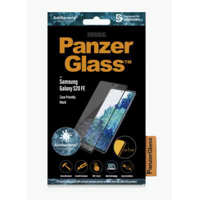 PanzerGlass Samsung, Galaxy S20 FE CF, Glass, Black, Clear Screen Protector