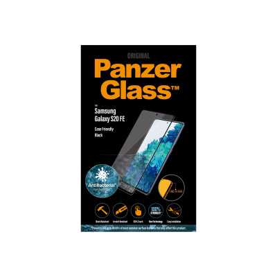 PanzerGlass Samsung, Galaxy S20 FE CF, Glass, Black, Clear Screen Protector