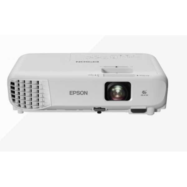 Epson 3LCD projektorius EB-W06 WXGA (1280x800), 3700 ANSI liumenų, baltas, lempos garantija 12 mėn.