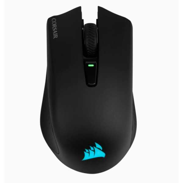 Corsair žaidimų pelė HARPOON RGB WIRELESS 10000 DPI, belaidė jungtis, įkraunama, juoda